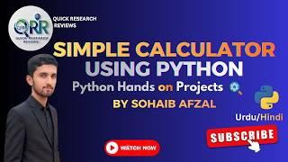 Python Project #2: Simple Calculator in Python (Beginner Friendly Tutorial) | (Urdu/Hindi)