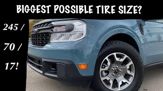 FORD MAVERICK Tire Upgrade!