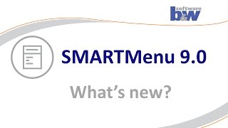 SMARTMenu 9.0 What's new?