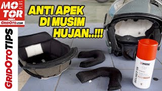 Cara Cegah Munculnya Bau Apek di Helm yang Basah | Gridoto Tips