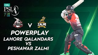 Powerplay | Lahore Qalandars vs Peshawar Zalmi | Match 9 | HBL PSL 7 | ML2T