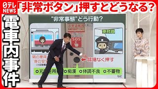 【電車内での緊急事態】「非常通報装置」躊躇なく押して  痴漢や不審物でも押してOK #鉄道ニュース