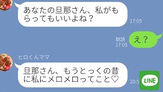 【LINE】旦那にマジ惚れしたママ友から略奪婚の報告→勘違い女に驚愕の事実を伝えた結果www【スカッとライン修羅場】