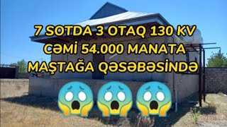 7 SOTDA 3 OTAQ 130 KV EV CƏMİ 54.000 MANATA