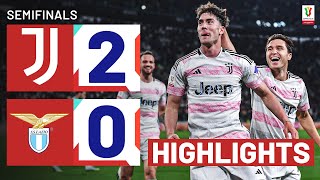JUVENTUS-LAZIO 2-0 | HIGHLIGHTS | Chiesa & Vlahovic Share The Goals | Coppa Ital