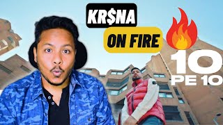KR$NA Ft. French The Kid - 10 PE 10 | Official Music Video | 🇮🇳🇬🇧 REACTION