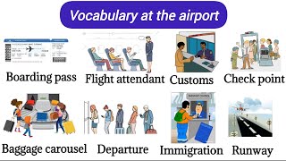 Airport Vocabulary | At The Airport | English Vocabulary | Speak English At the airport #vocabulary