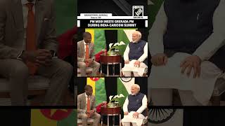 PM Narendra Modi holds bilateral meeting with Grenada PM Dickon Mitchell | India-CARICOM Summit