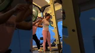 Samantha gym video lifting 100kgs