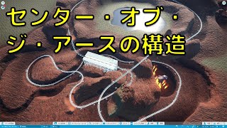 センターオブジアースの構造の推測（東京ディズニーシー）【Planet Coaster：プラネットコースター】