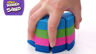 Super Satisfying and Colorful 10 Minute Kinetic Sand Compilation! Squishing, Sli