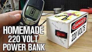 Homemade 220V Power Bank - Homemade Invention!