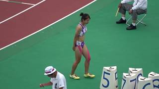 女 200m 決勝　福岡県高校新人陸上 中部ブロック予選