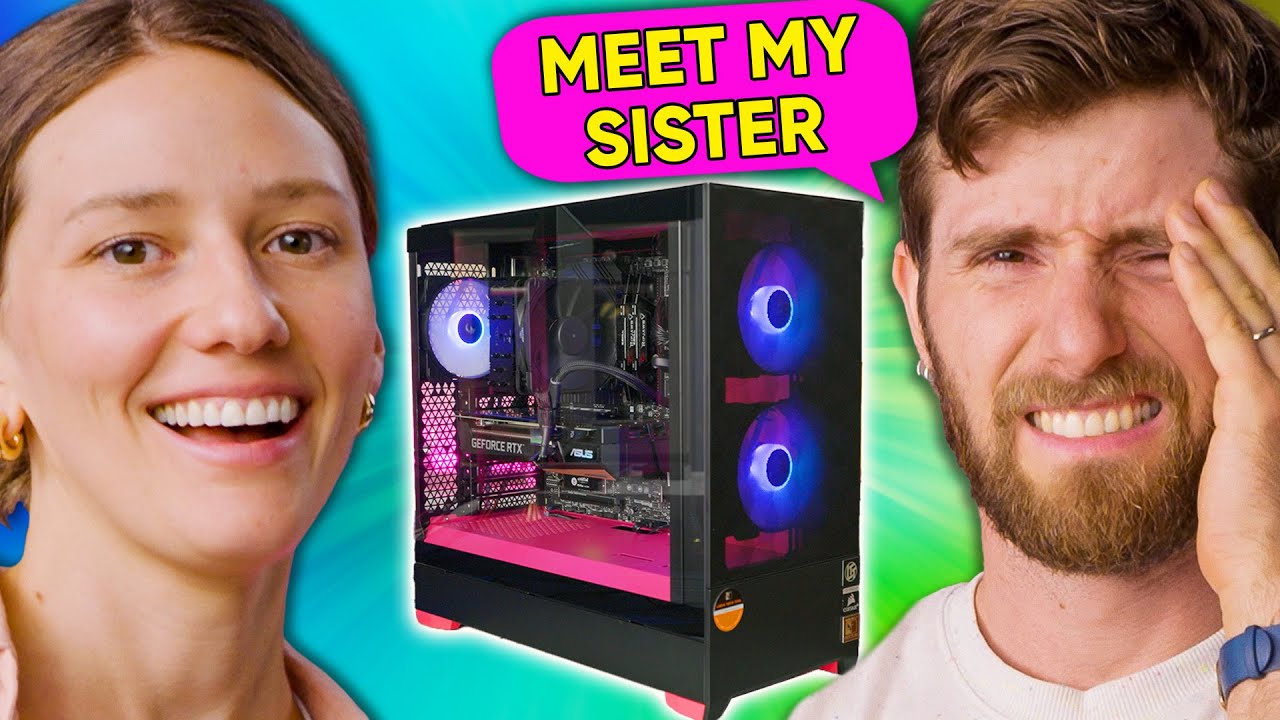 This Is So Embarrassing! - Building A PC With My Sister - YouTube