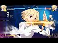 【メルブラ】s アルクェイド│arcueid vs s セイバー│saber【melty blood type lumina】