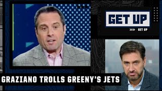 Dan Graziano’s troll on the Jets causes Greeny to walk off set 🤣| Get Up