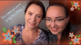 Darau makiažą  savo mamai/I Do My Moms Makeup :)