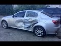 2011 Lexus IS250 AWD driver side hit with air bag deployment time lapse repair 2011 Lexus IS250 AWD driver side hit with air bag deployment time lapse repair