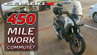 VLOG: Honda CB500X - 450 mile work commute to San Antonio