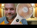 review for sweetfull handheld fan 5000mah portable fan mini fan