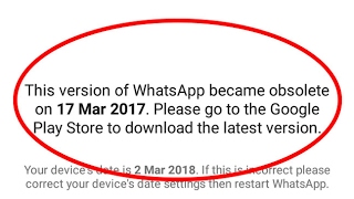 How to fix This version of WhatsApp became obsolete error in Android|Tablet
