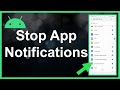How To Turn Off App Notifications On Android
