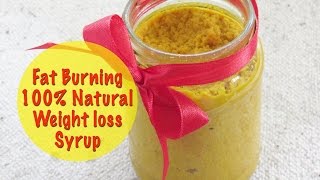 Flat Belly Fat Burner - Homemade 100% Natural Weight Loss Ginger Syrup - Lose weight Fast - 5 Kg