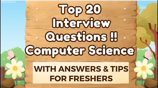 TOP 20 COMPUTER SCIENCE INTERVIEW QUESTION AND ANSWERS IN TAMIL ✅ MOST FREQUENTLY ASKED QUESTIONS