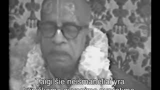 Prabhupada 0971 Kol esate kūniškoje gyvenimo sampratoje, nesate geresni už gyvūnus