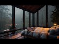 sounds rain and thunder on window overcome insomnia quick sleep aid stress reduction relax