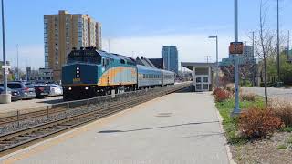 VIA Rail Train 85 at Brampton, May 9, 2018