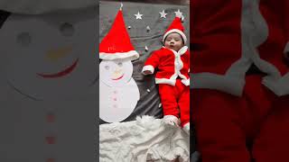 🎅Christmas Theme Baby Photoshoot | Christmas Baby Photoshoot⛄ | Santa Claus Baby Photoshoot #shorts