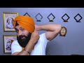 patiala shahi pagg patiala shahi pagg backside tutorial back side shape turban tutorial