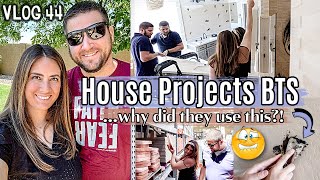 VLOG 44 | HOUSE PROJECTS BTS : Bathroom Mirror Hiccup, Picking Outdoor Pavers +
