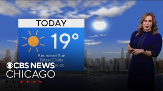 Highs in the teens on Monday in Chicago