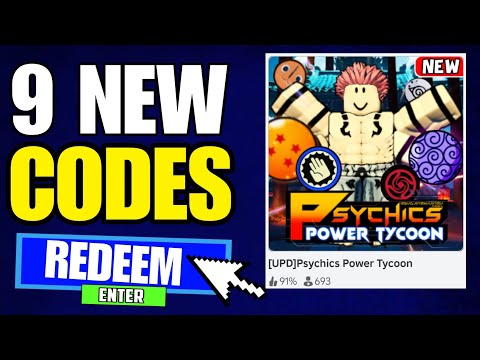 ROBLOX PSYCHICS POWER TYCOON CODES 2024!!  BE QUICKLY  UPD