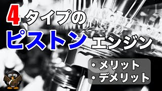 【飛行機のエンジン】ピストンエンジンの分類