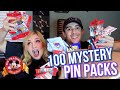 OPENING 100 DISNEY PIN MYSTERY PACKS