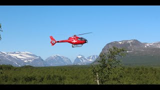 Kebnekaise med helikopter - Lappland, Sweden