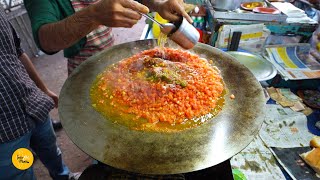 HUGE 20 Eggs Tomato Bhurji Making Rs. 35/- Only l Bharuch Street Food