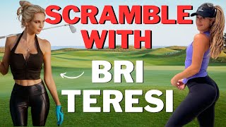 5 hole Scramble with Model, BRI TERESI | Sabrina Andolpho