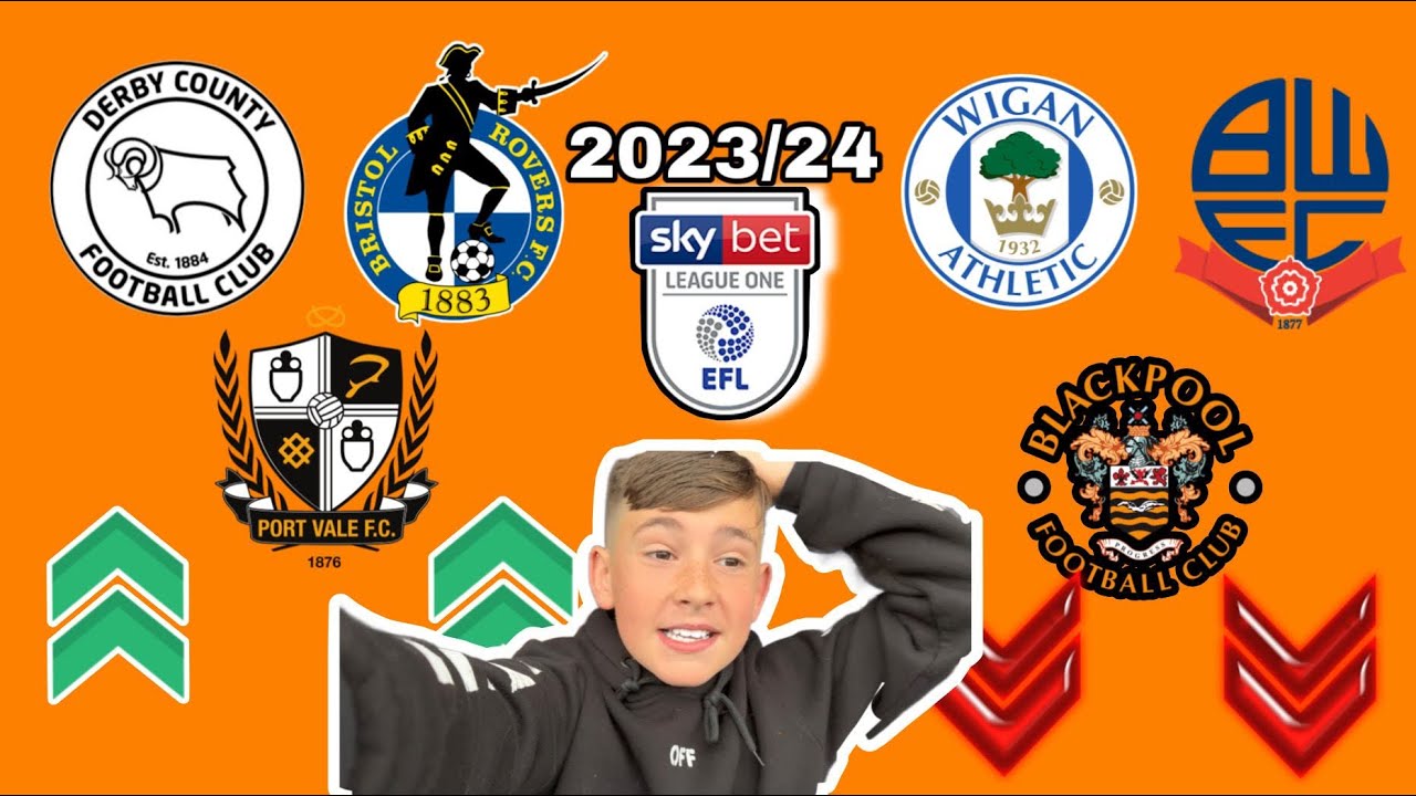 My Prediction For The 2023/24 EFL League 1 Table - YouTube