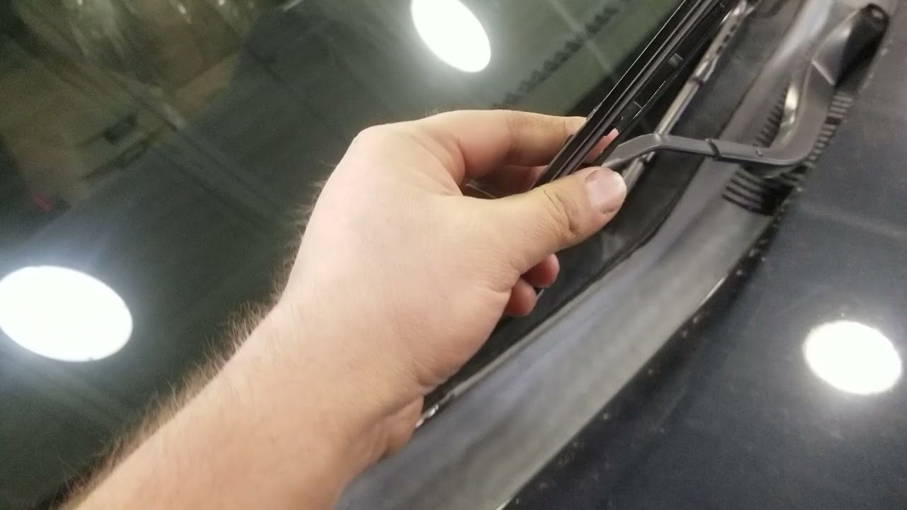 Hyundai How To Replace Wiper Blades All Models - YouTube