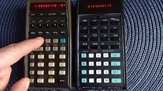 Comparison of the accuracy of trigonometric calculations between HP-65 and SI-36 calculators