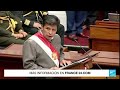 Pedro Castillo presenta proyecto al Parlamento peruano para reformar la Constitución