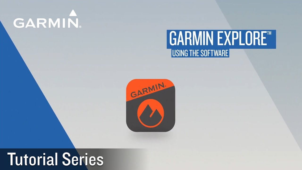Tutorial Garmin Explore Using The Software Youtube
