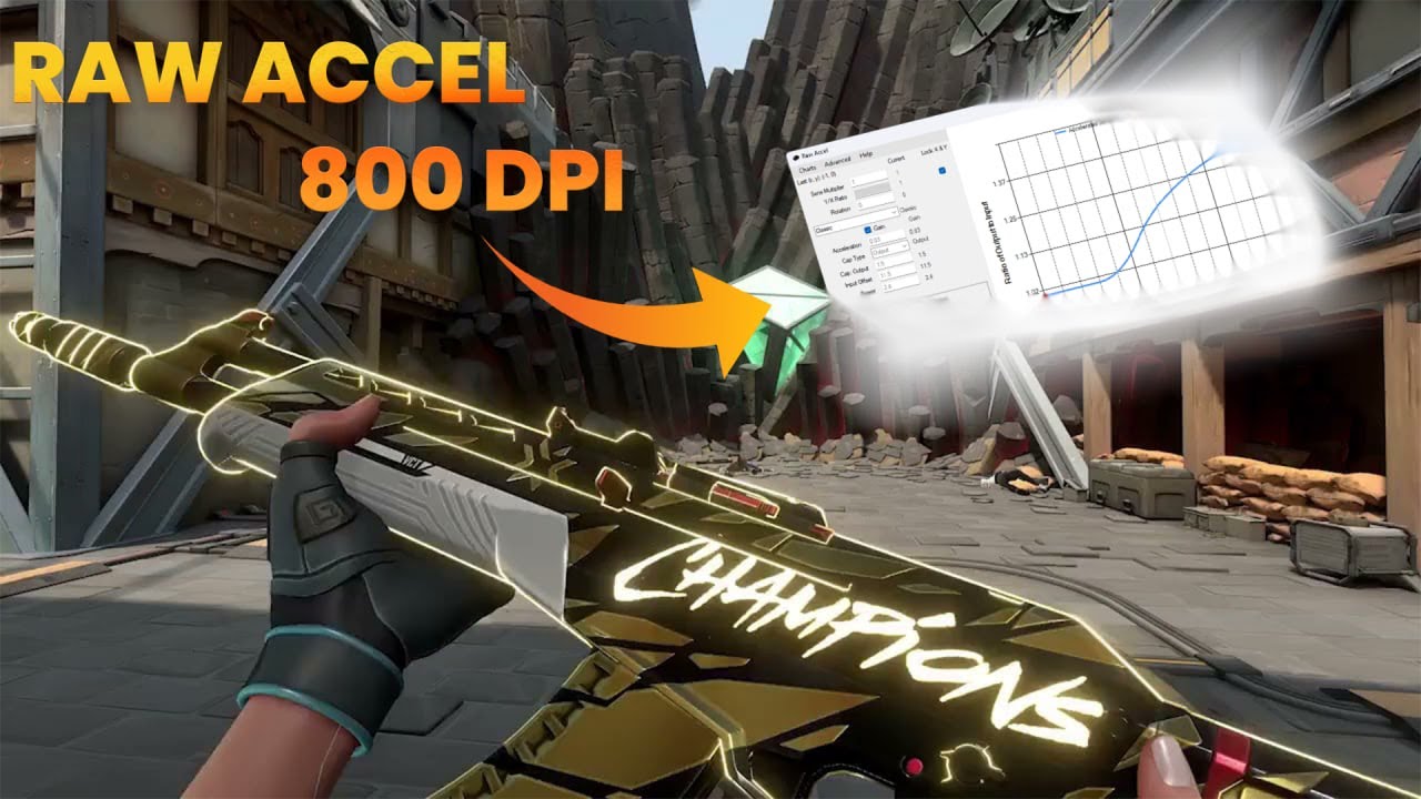 The Best Raw Accel Settings For VALORANT 800 Dpi - YouTube