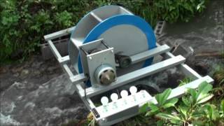 Small hydroelectric generator part 2  小型水車発電　パート2