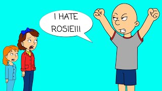 Classic Caillou Goes Back In Time To Prevent Rosie Being Born / Grounded / Executed