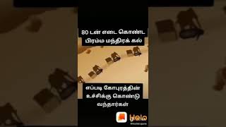 உலகம் வியந்து பெரிய கோயில்